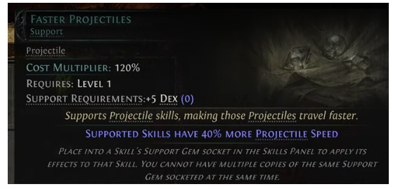 PoE 2 Faster Projectiles