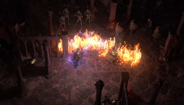 PoE 2 Flame Wall