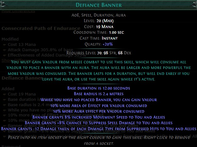 PoE Defiance Banner Build 3.25