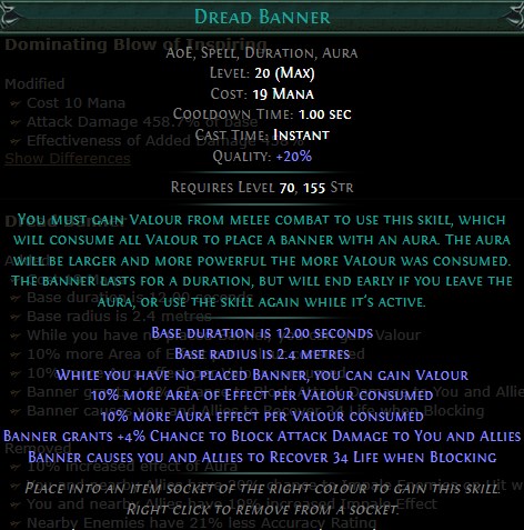 PoE Dread Banner Build 3.25