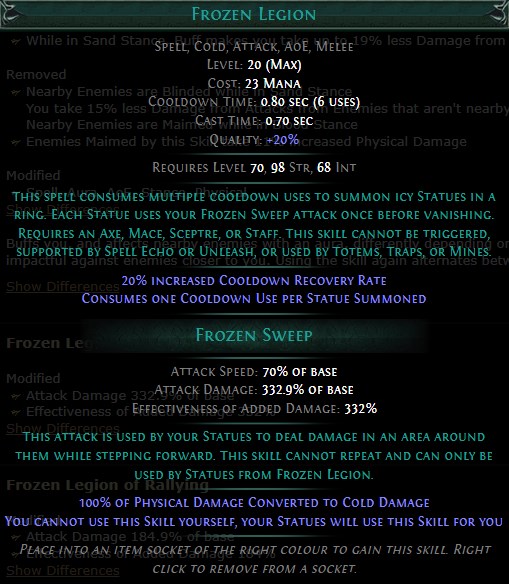 PoE Frozen Legion Build 3.25