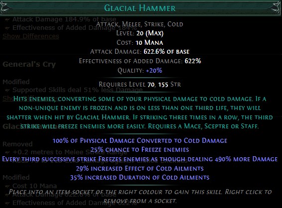 PoE Glacial Hammer Build 3.25