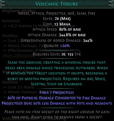 PoE Volcanic Fissure Build 3.25